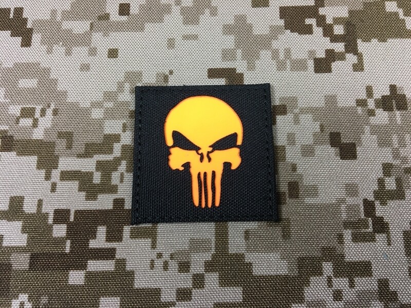 Warrior Luminous Skull Patch (Black) WR-PTPS-BK-O