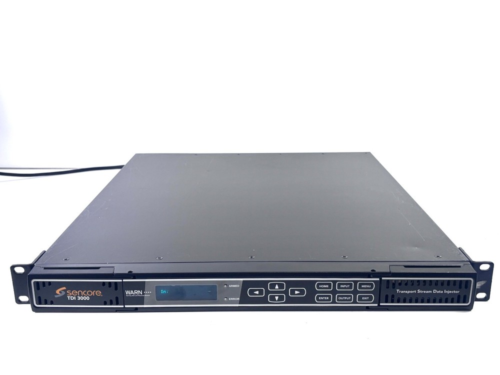 SENCORE TDI 3000 TRANSPORT STREAM DATA INJECTOR