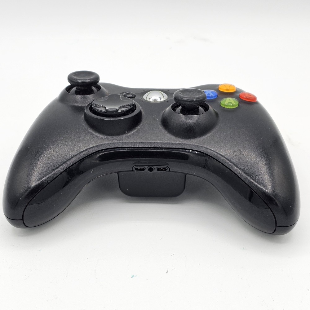 Microsoft Xbox 360 Black Wireless Controller OEM Genuine Fully Tested