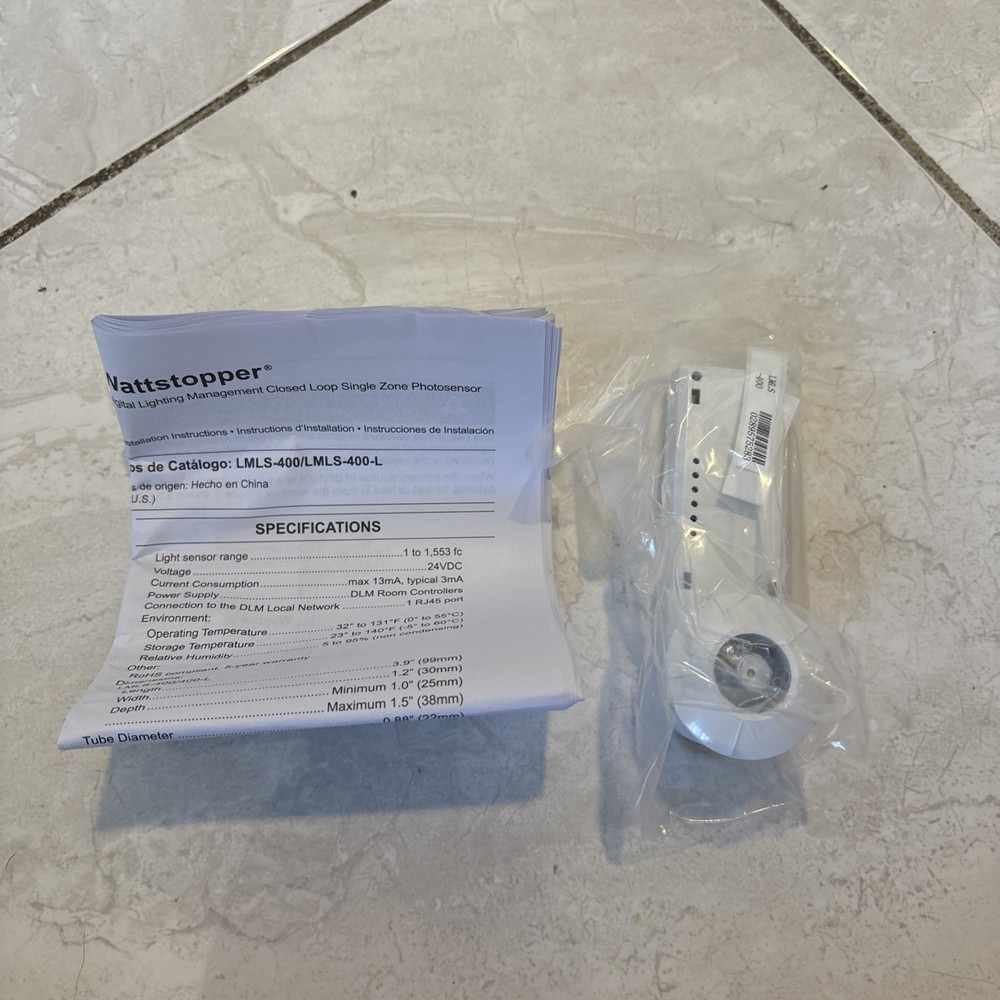 Wattstopper LMLS-400 Closed Loop Photosensor 24VDC White