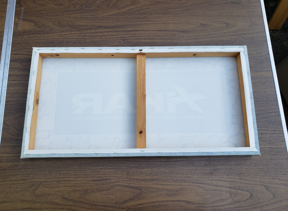 🔥 Xikar Cigar Cutter Lighter Canvas Sign 24" Long x 12" Tall