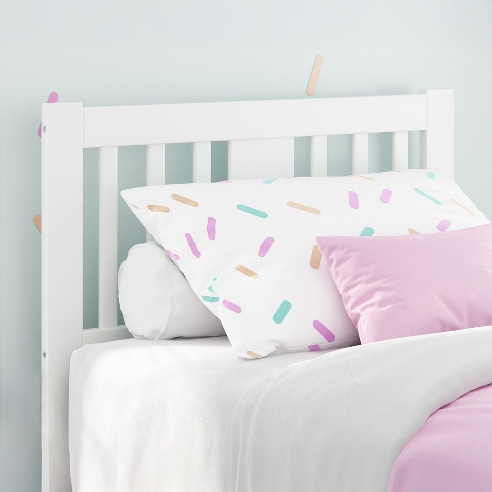 AFI, Tahoe Solid Wood Slatted Headboard, Twin, White