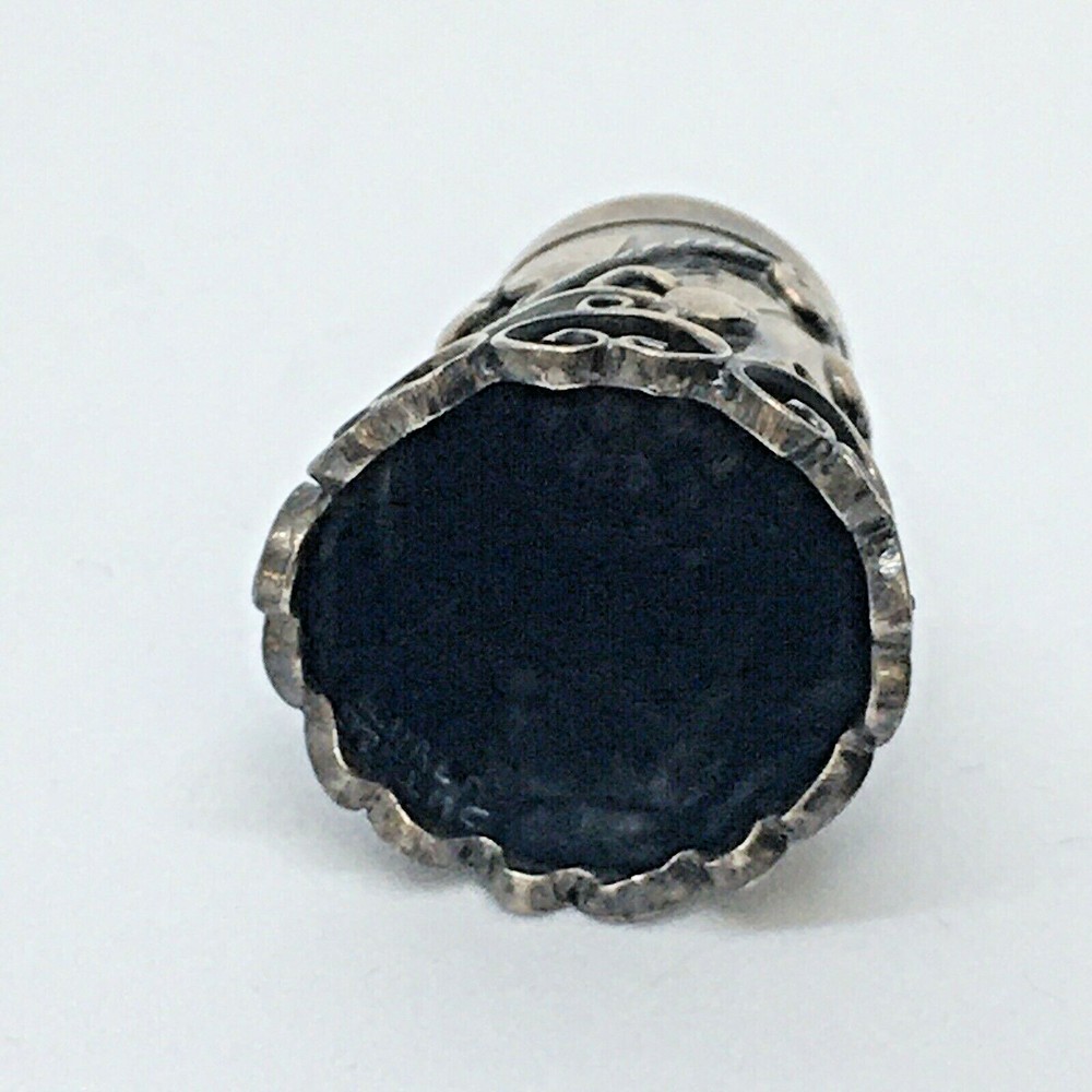Antique Sterling Silver Thimble 1920s Mexico
