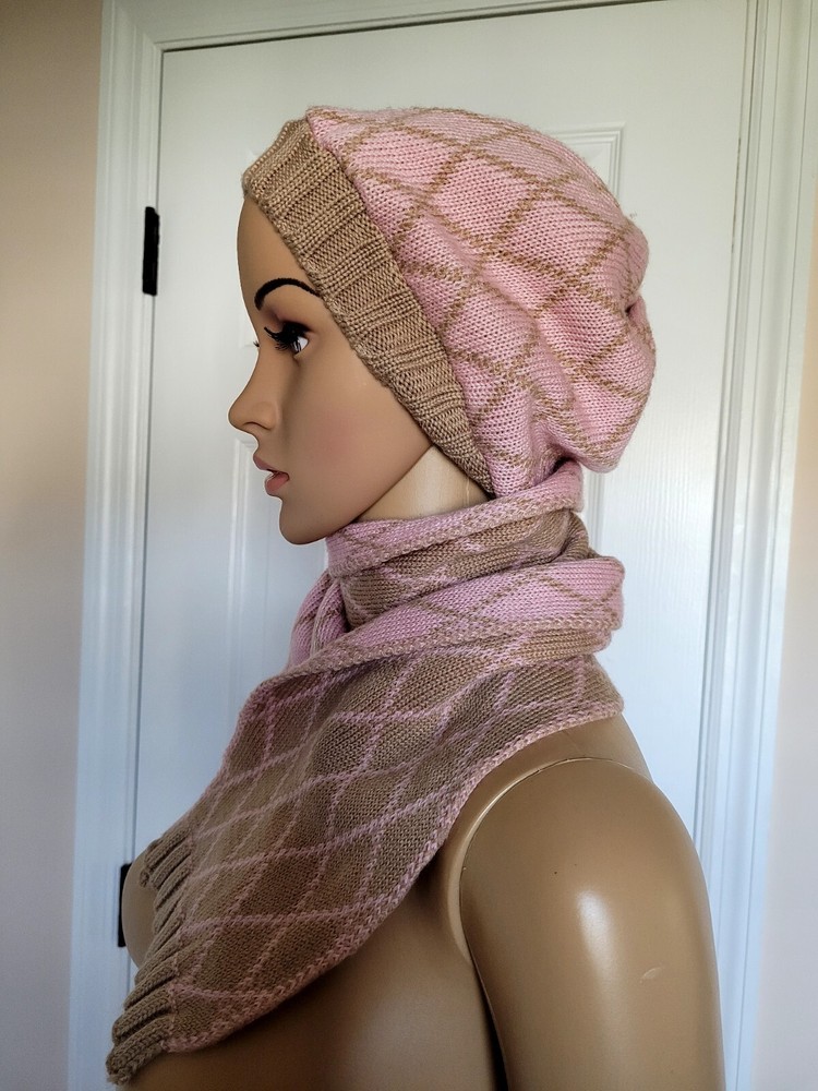 Winter Hat and Scarf Matching Set