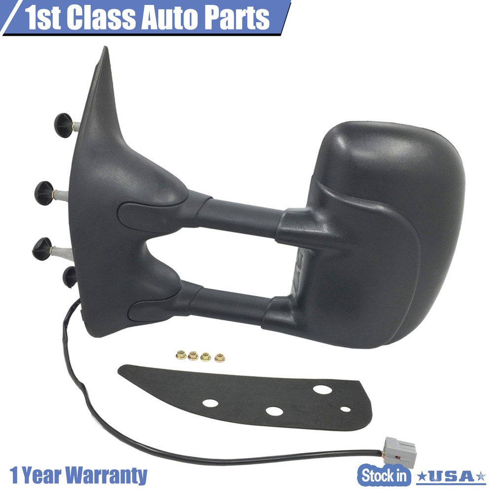Pair Power Folding Mirrors Fits 09-16 Ford E-350 E-450 Super Duty E-150 Van