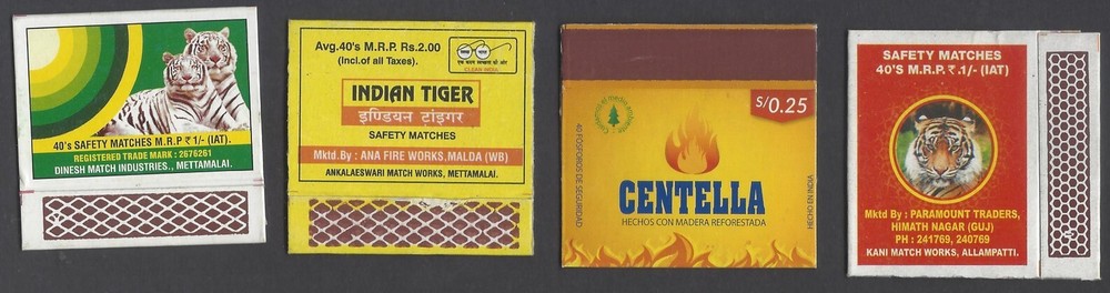 AOP Matchbox outers - TIGERS (4)