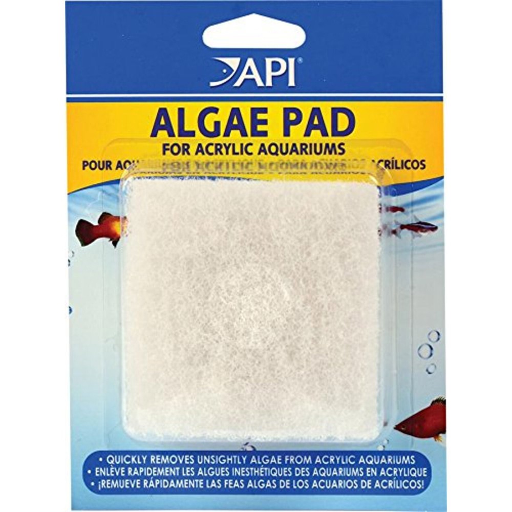 API Algae Pad For Acrylic Aquariums Sturdy Long Lasting Hand Held Algae Scrubber
