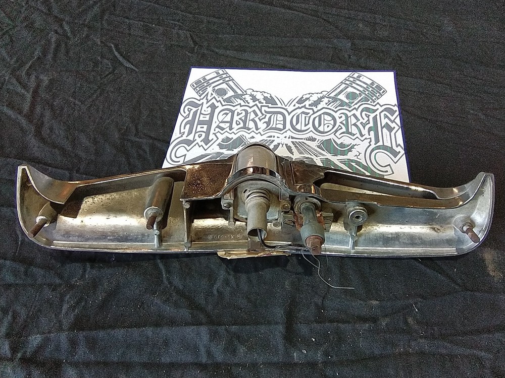 1950 Studebaker Champion Trunk Latch License Plate Light Trim Great Shape 072408