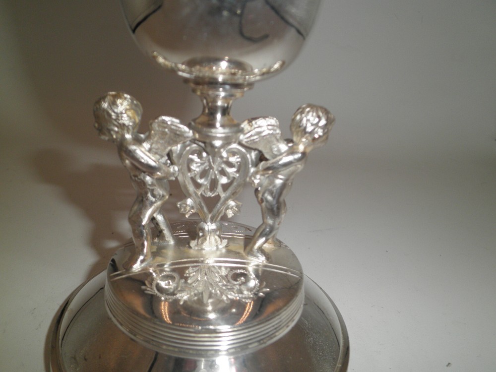 Meriden Spooner w cupids spoon holder