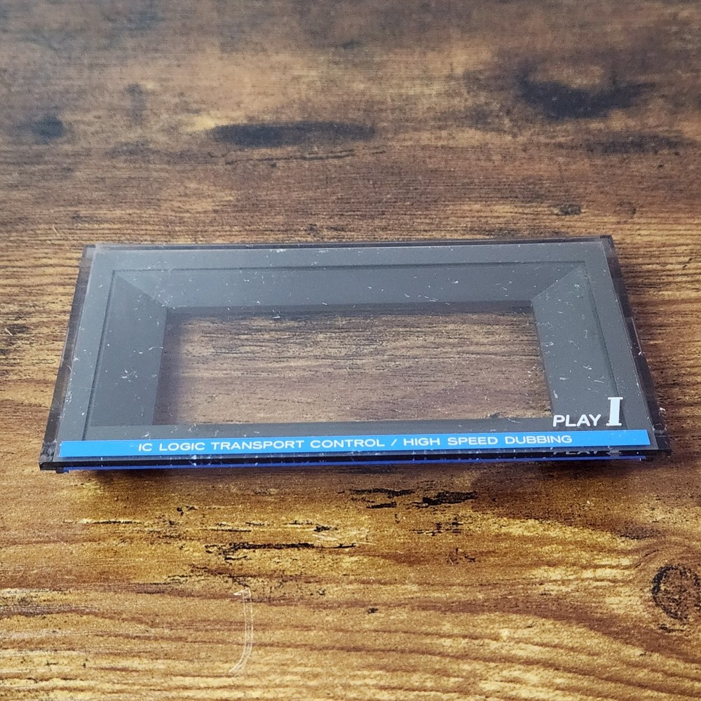 TEAC D‑500C Cassette Deck Front Loading "Play I" Replacement Door