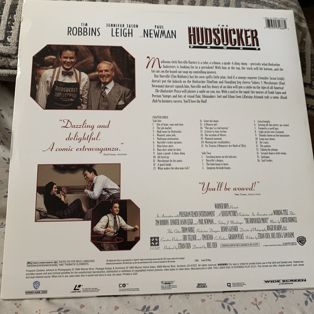 The Hudsucker Proxy (Laserdisc, 1994)