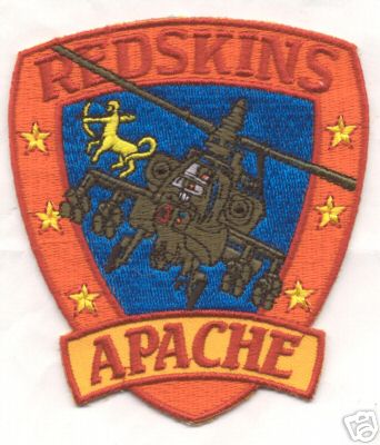 REDSKINS APACHE  patch