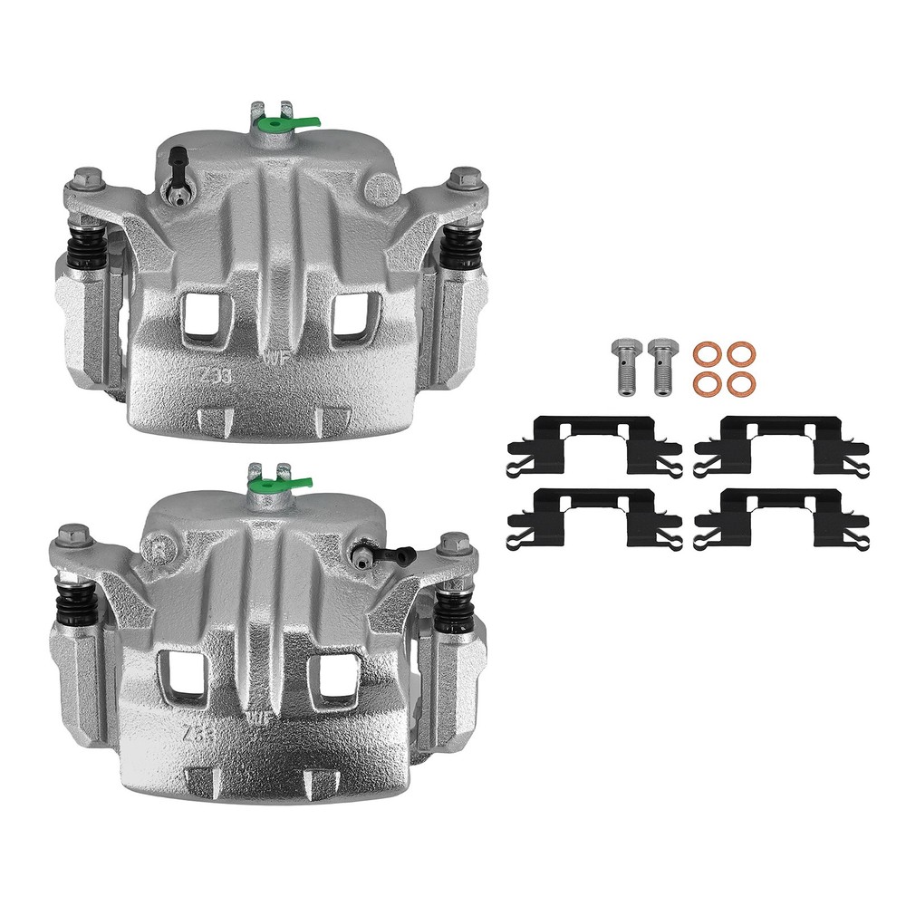 Front Left Right Brake Calipers for Nissan Pathfinder 2005-2012 w/Brackets