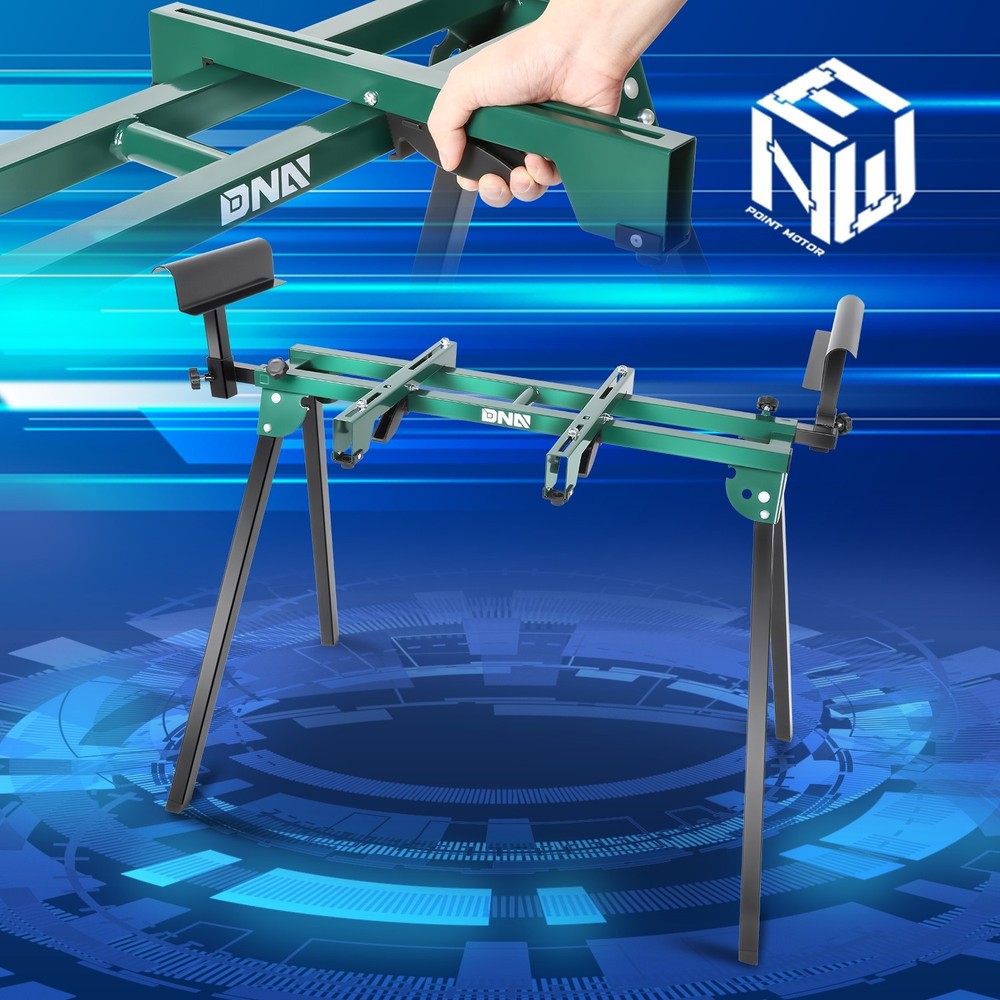Miter Saw Stand Quick Attach Compact & Folding Quick Release Mounting Brackets