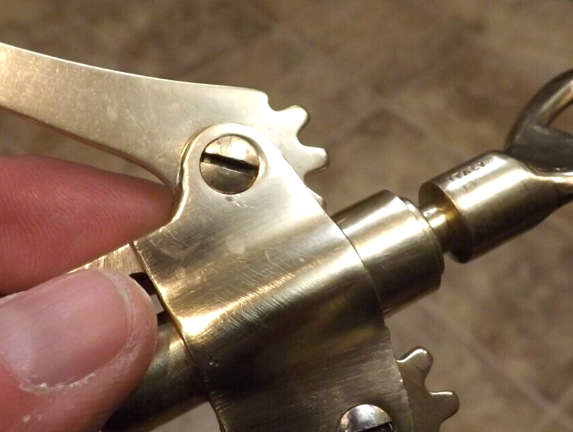 Vintage Brass Corkscrew