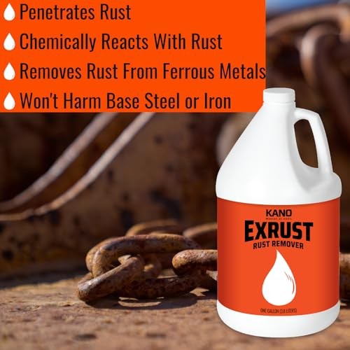 KROIL Kano Exrust Industrial Strength Rust Remover (Liquid-16oz Bottle-Single)