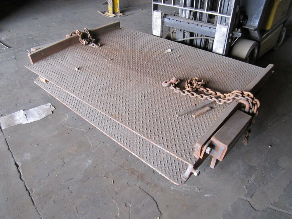 Dock Plate Rail, For Forklift Dock to Rail Car Loading