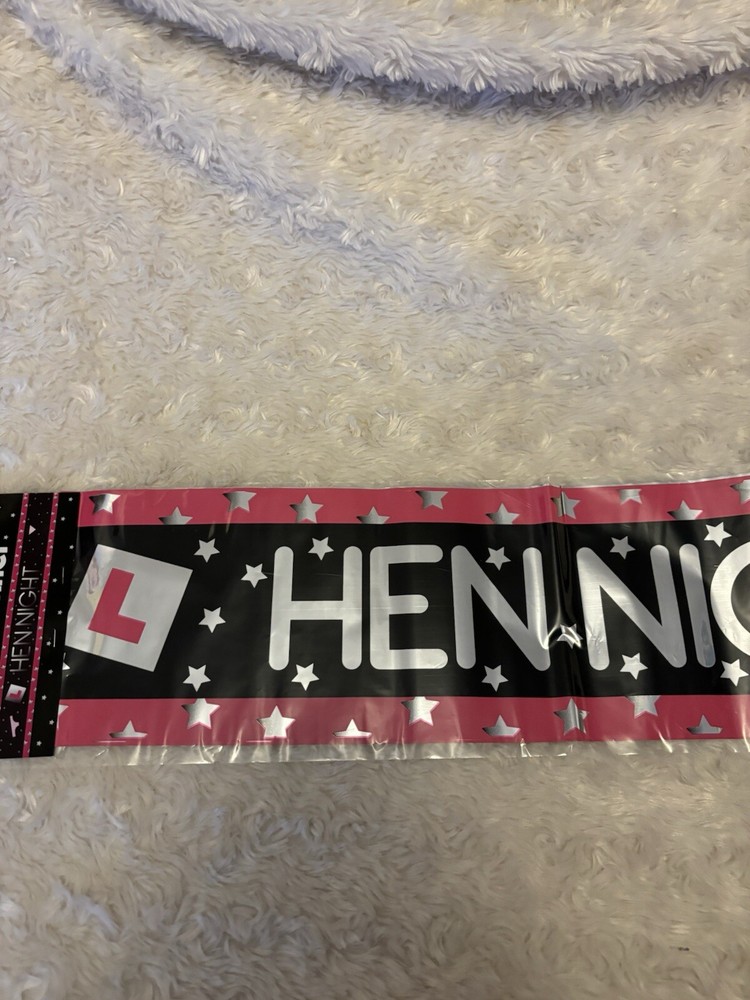 Hen Night Foil Banner 9ft