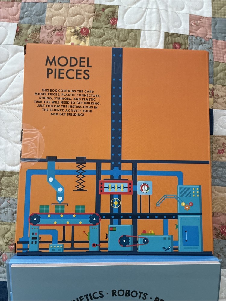 Engineer Academy ROBOTICS Maker Kit and 64-Page Science Book