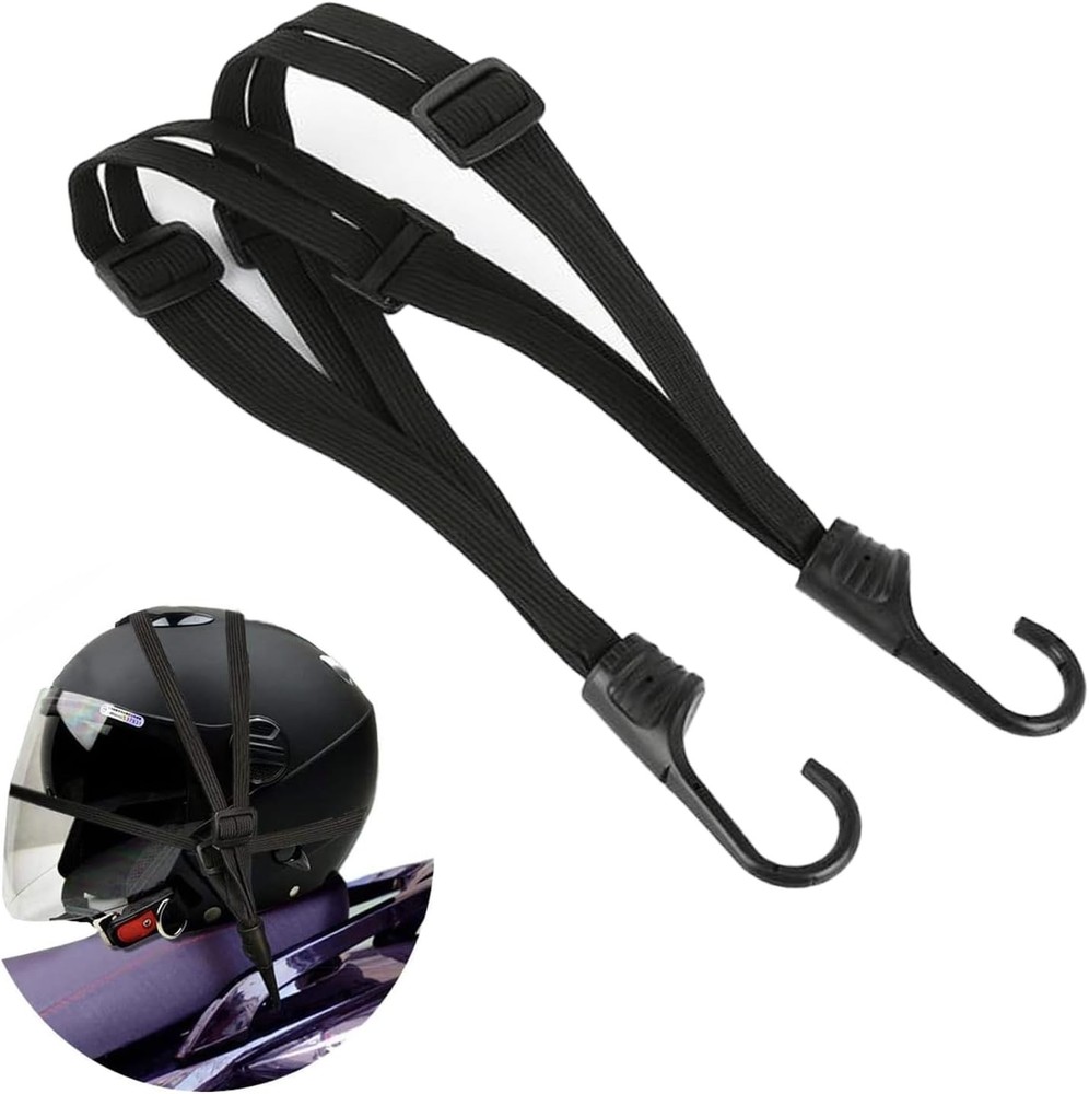 Motorcycle Helmet Bungee Strap