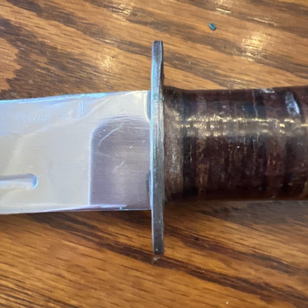 WWII Era 1940s Fixed Blade Knife 6 1/2 “ Blade