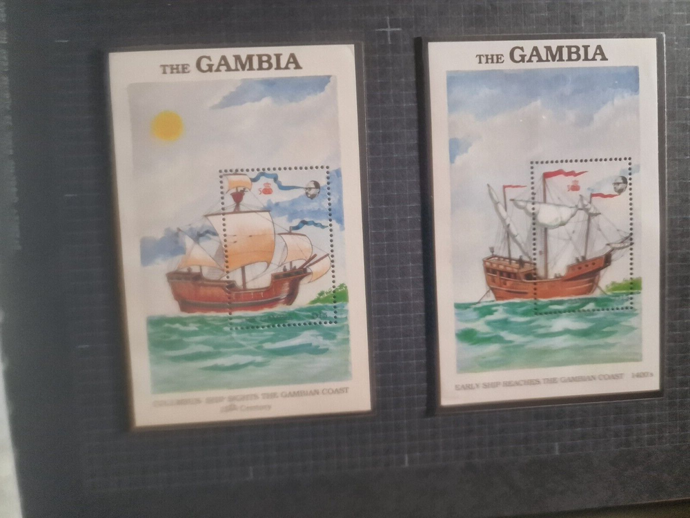 GAMBIA 1988 SG MS832 EXPLORATION MNH