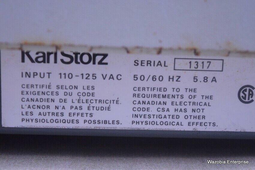 KARL STORZ XENON LIGHT SOURCE 610