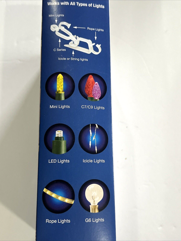 Titan Pro 100 CT Commercial Multi Directional Gutter/Shingle Light String Clips