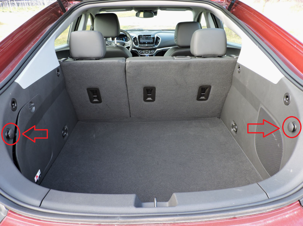 Rear Trunk Envelope Style Mesh Organizer Cargo Net for CHEVROLET VOLT 2011-2019