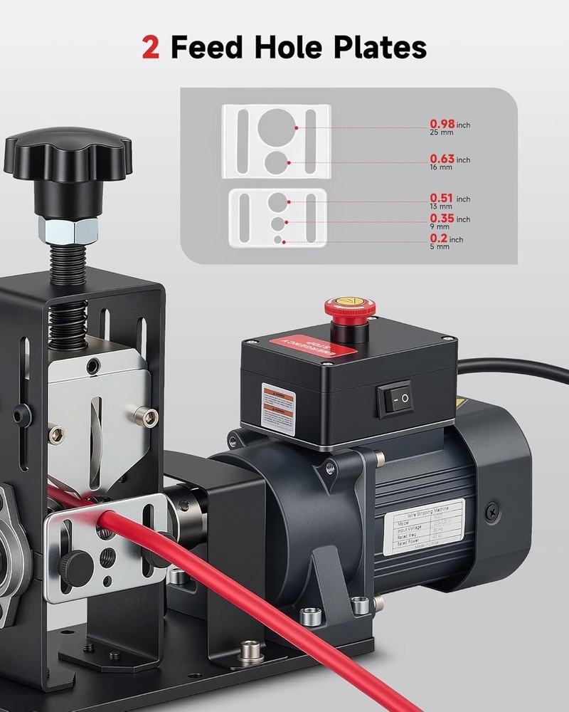 Automatic Wire Stripper Machine, Wire Stripper Electrical for 0.06"-0.9" 1.5-...