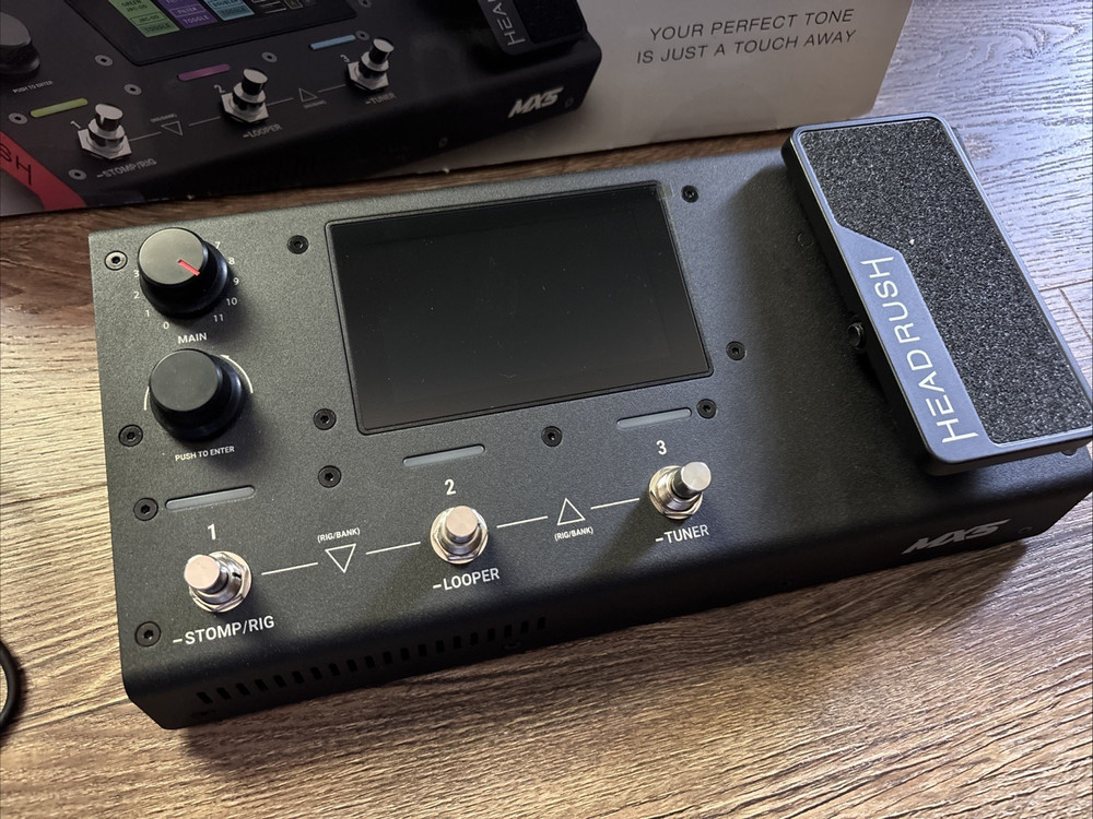 Headrush MX5 Multi Effects Guitar Compact Professional Processor & Power Adapter