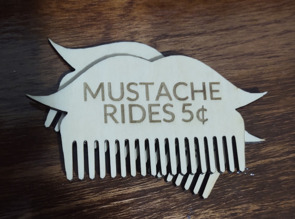 wooden beard comb