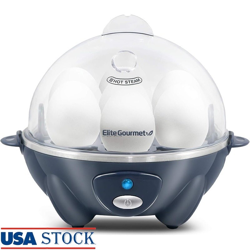 Egg Cooker Rapid Boiling Easy Peel Timer Multi Function Poacher Steamer New