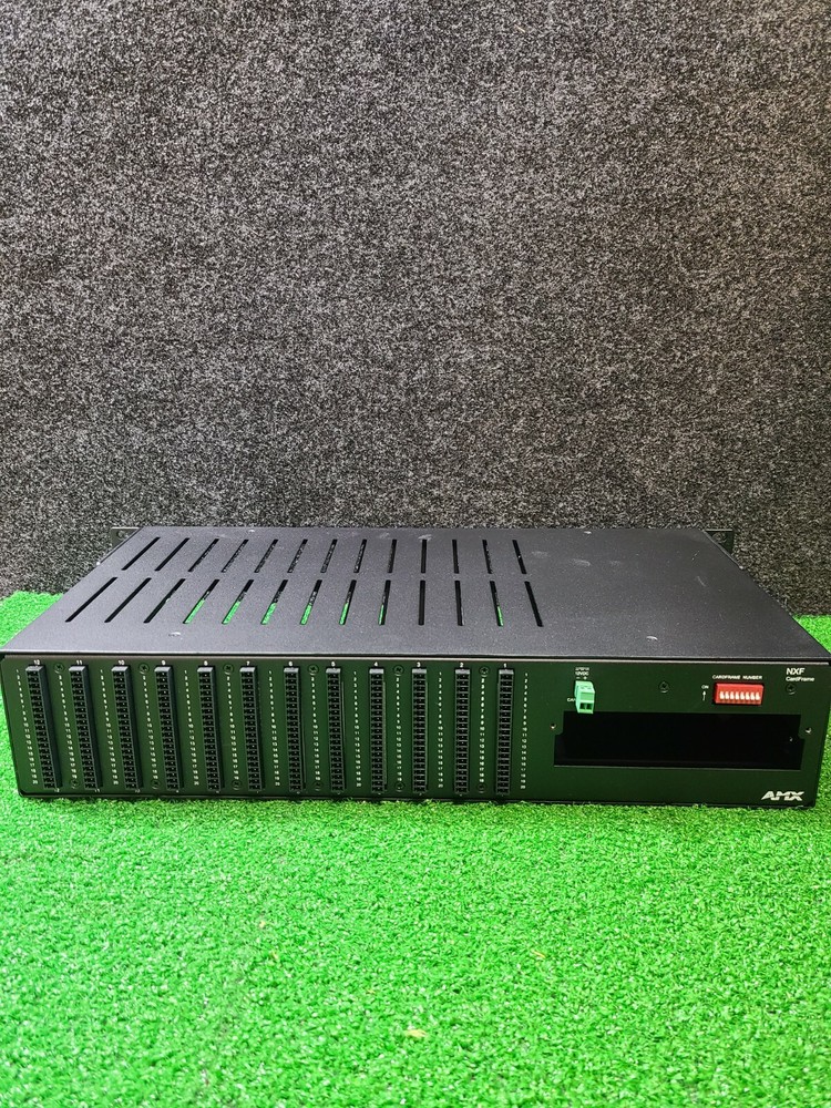 AMX NXF Cardframe Card Frame 12 Slot Front Access Integration Controller