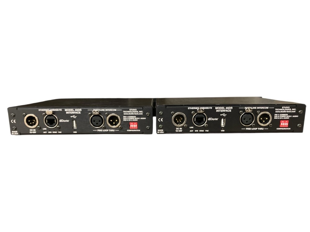 Studio Technologies Model 45DR Intercom Interface Dual Unit (No Power Source)