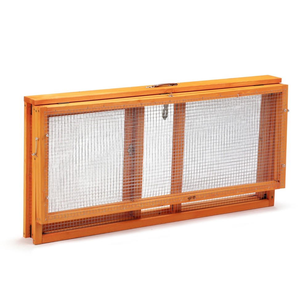 Collapsible Wooden Chicken Coop with Run Stable Comfortable Chicken Brooder Box