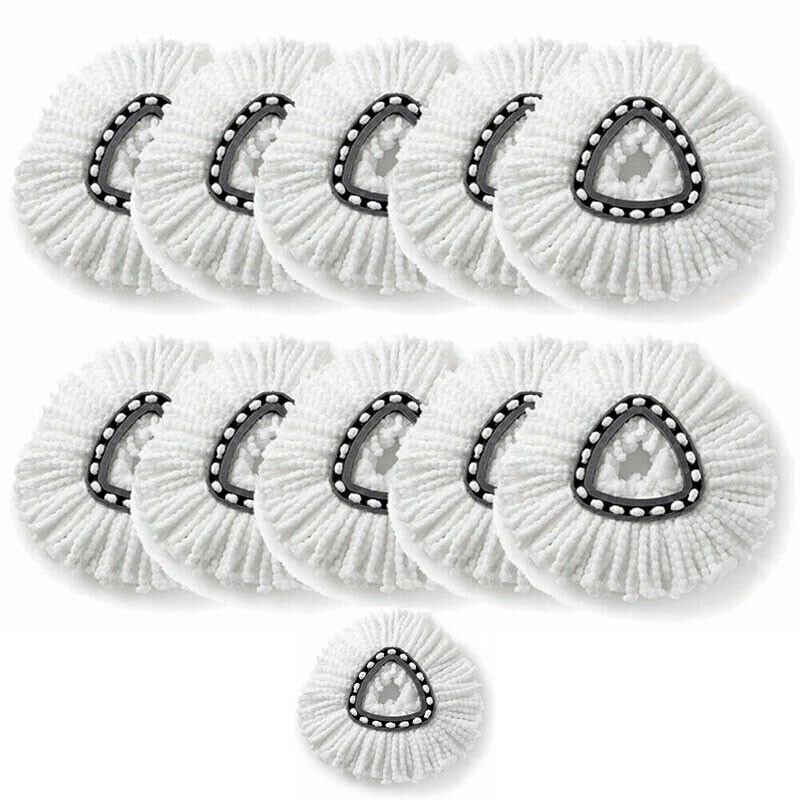 4x Replacement Microfiber Mop Head Easy Clean Wring Refill For O-Cedar Spin Mop
