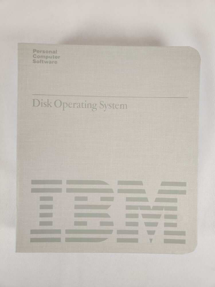 IBM Binder DOS Disk Operating System Reference 3.2 1986 1st Ed. (No Software)