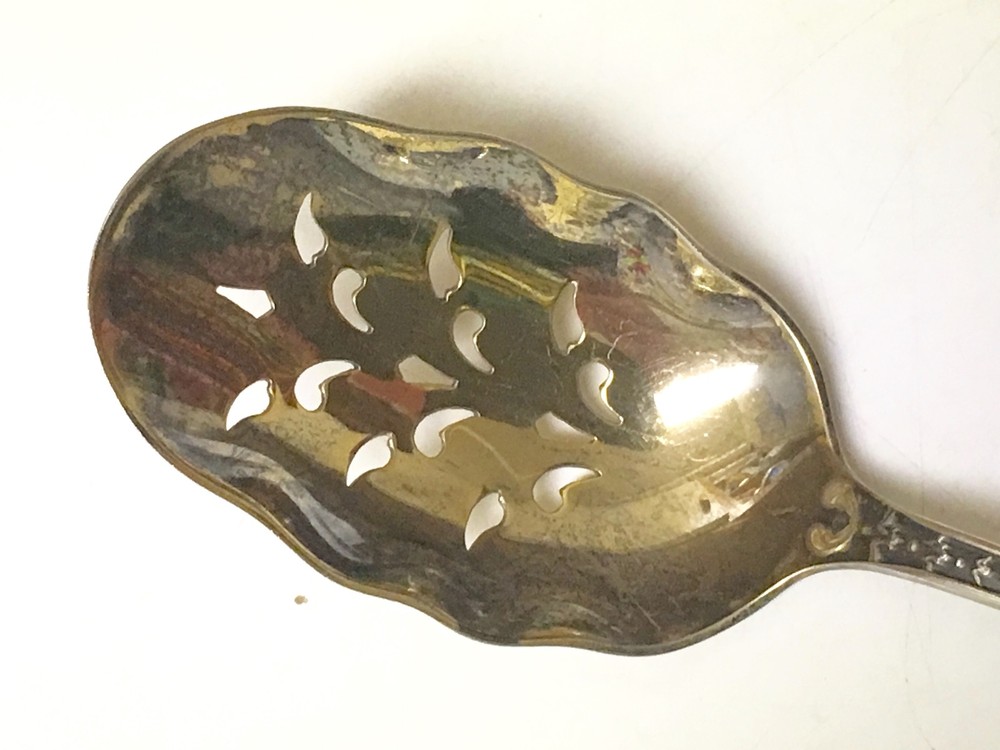 Antique Pierced Gorham Sterling Spoon, 1901