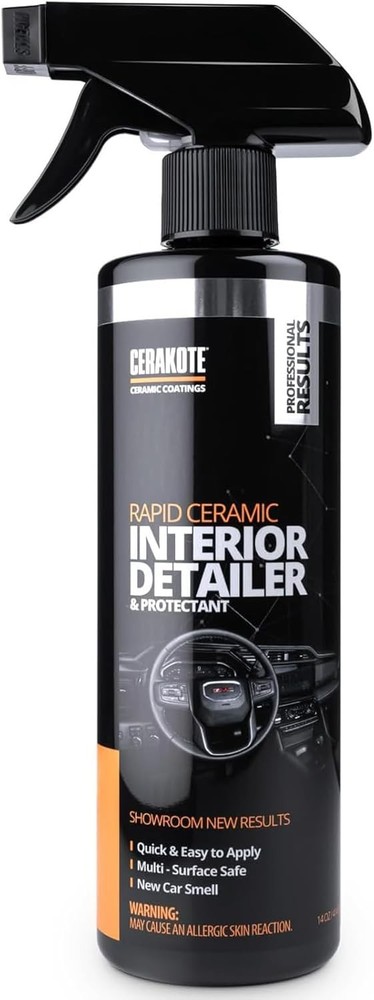Rapid Ceramic Interior Detailer Spray Multi Surface Car Cleaner 14oz