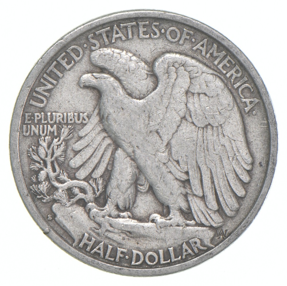 1941-S XF Walking Liberty Half Dollar