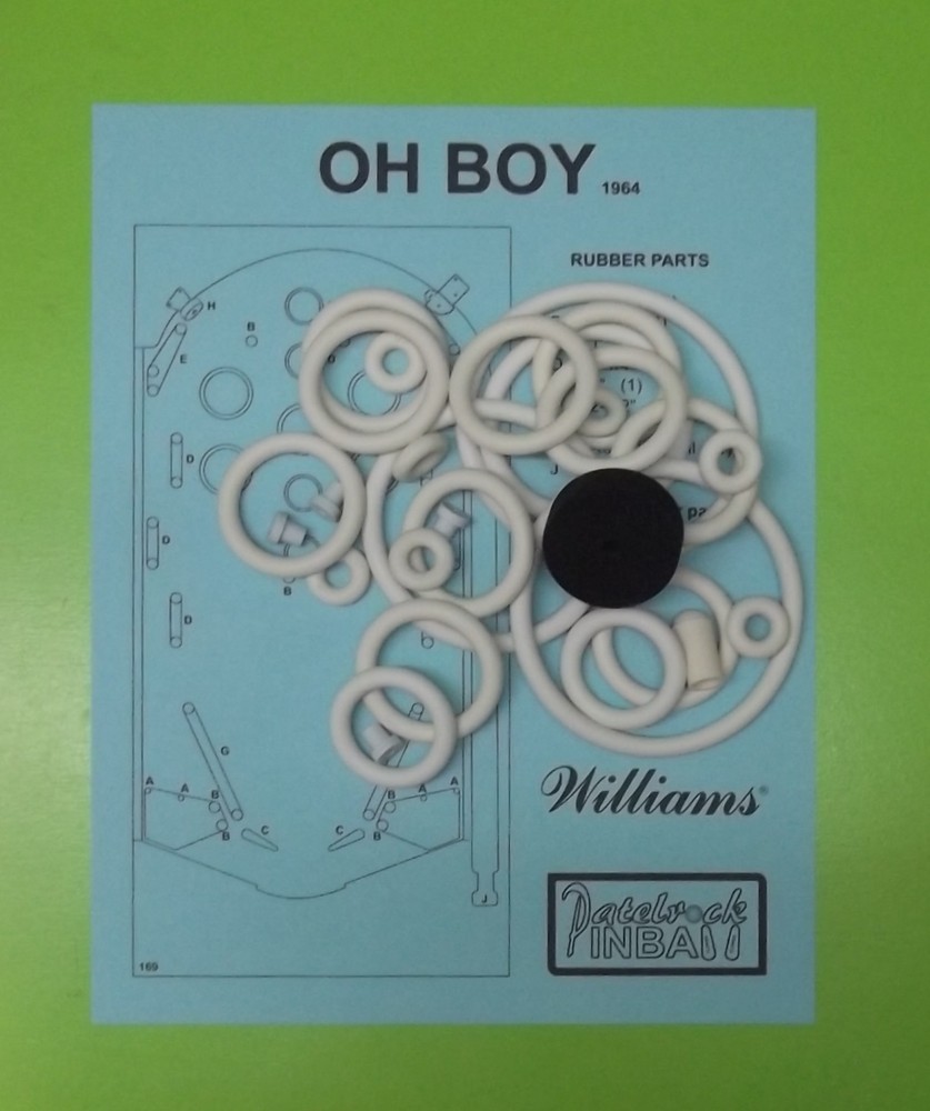1964 Williams Oh Boy Pinball Machine Rubber Ring Kit