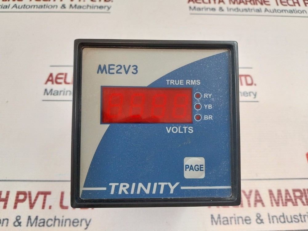 Trinity ME2V3 Three Phase Digital Voltmeter 240V AC