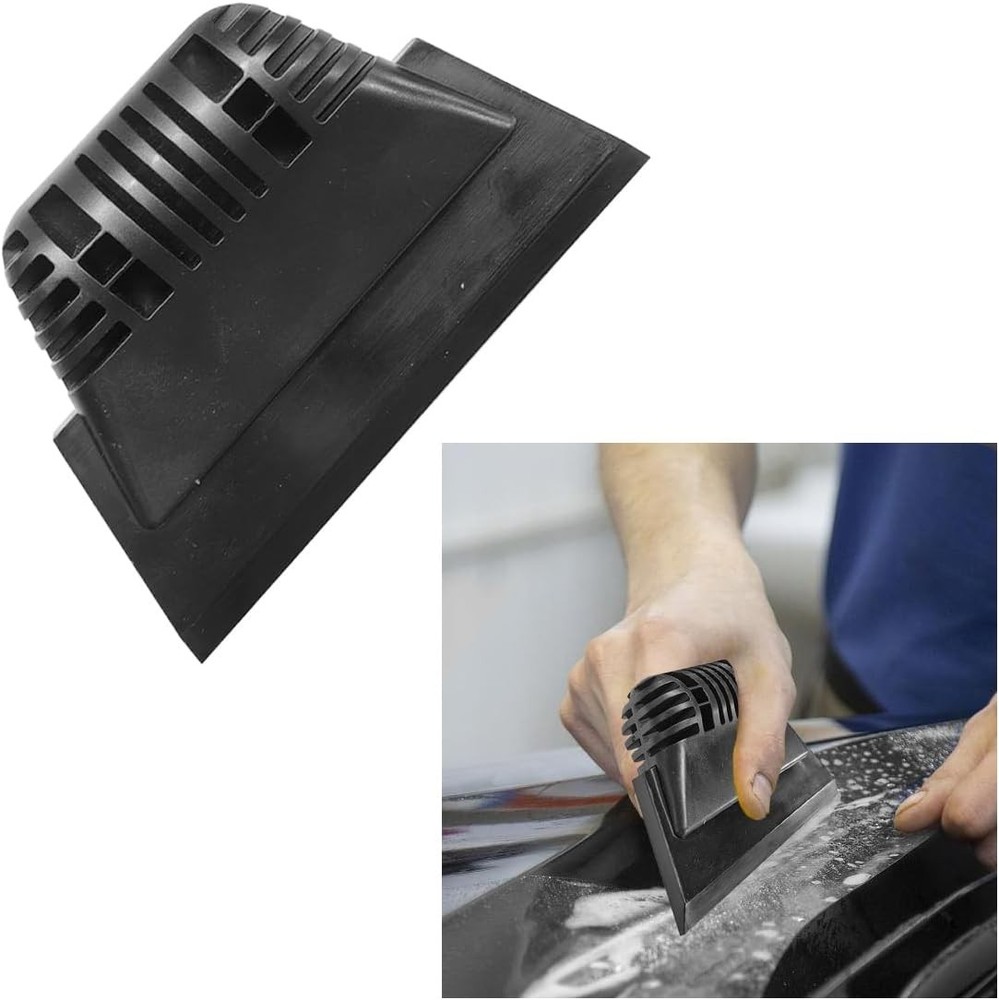 Small Squeegee, Window Tint Squeegee, Rubber Non-Slip Handle Tint Black