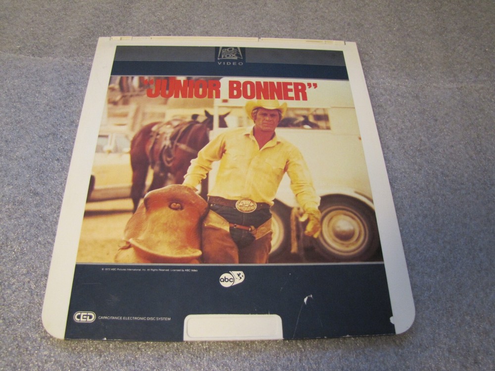 Junior Bonner, CED RCA SelectaVision VideoDiscs