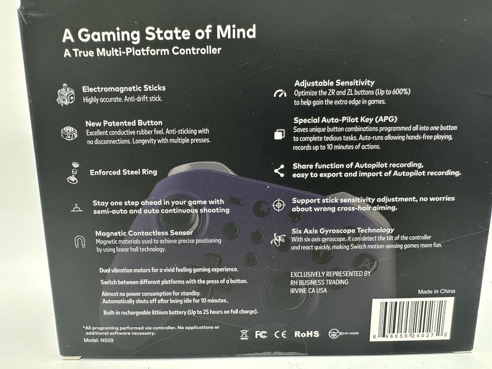 Gulikit Zen Pro Wireless Controller Nintendo Switch PC Android iOS Purple Sealed