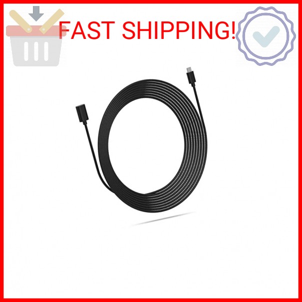 Blink Solar Panel 13 Foot Extension Cable — Black