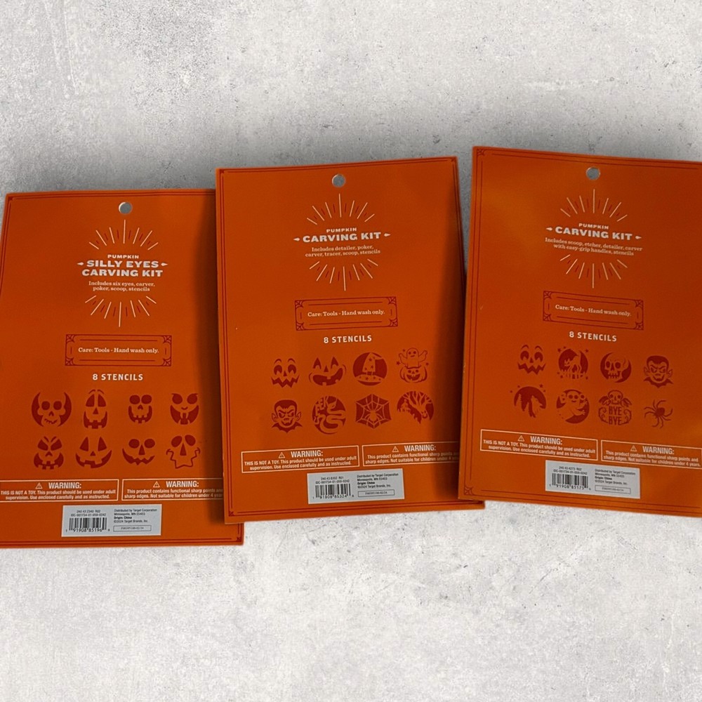 Hyde & Eek! Halloween Carving Kit BUNDLE NeW