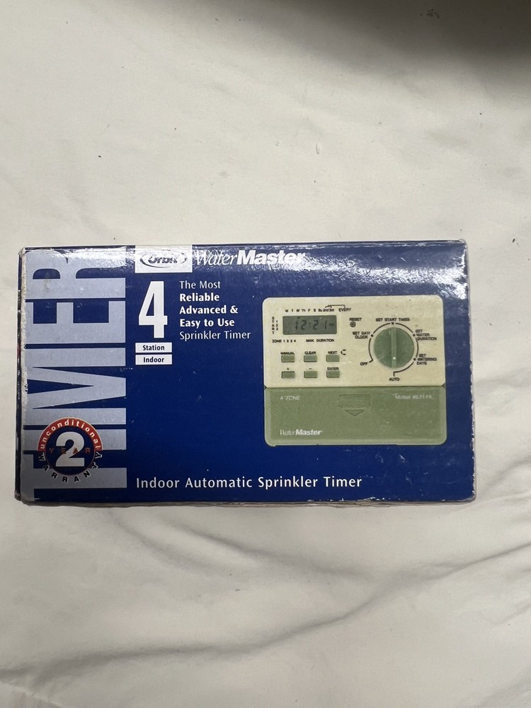 Orbit 57114 Water Master 4 Station Automatic Sprinkler System Timer Model