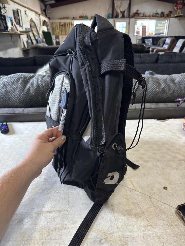 DeMarini Voodoo OG Baseball/Softball Backpack Bag - Black/gray